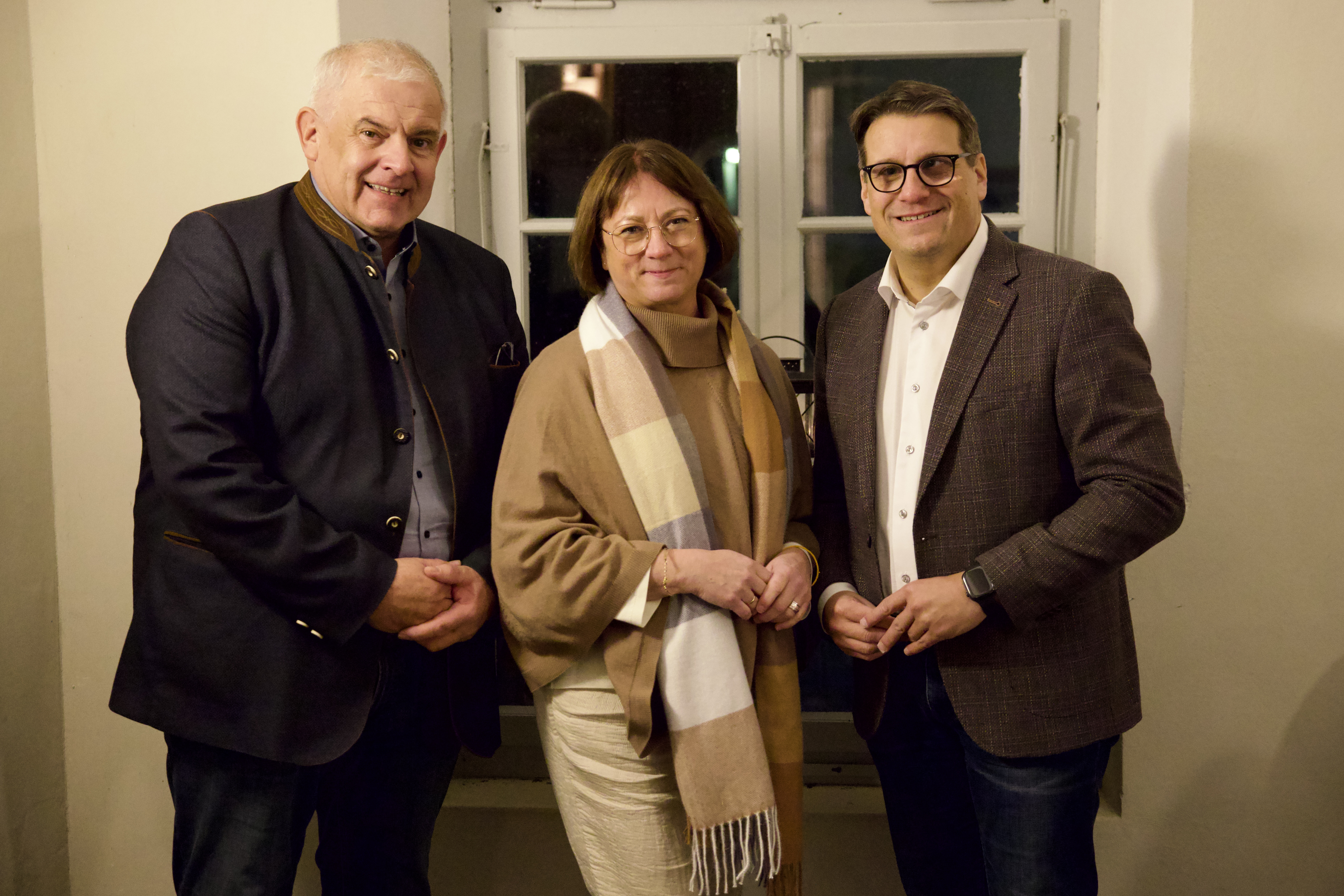 Hermann F�rber (MdB), Bianca Winkelmann (MdL) und Dr. Oliver Vogt (MdB)